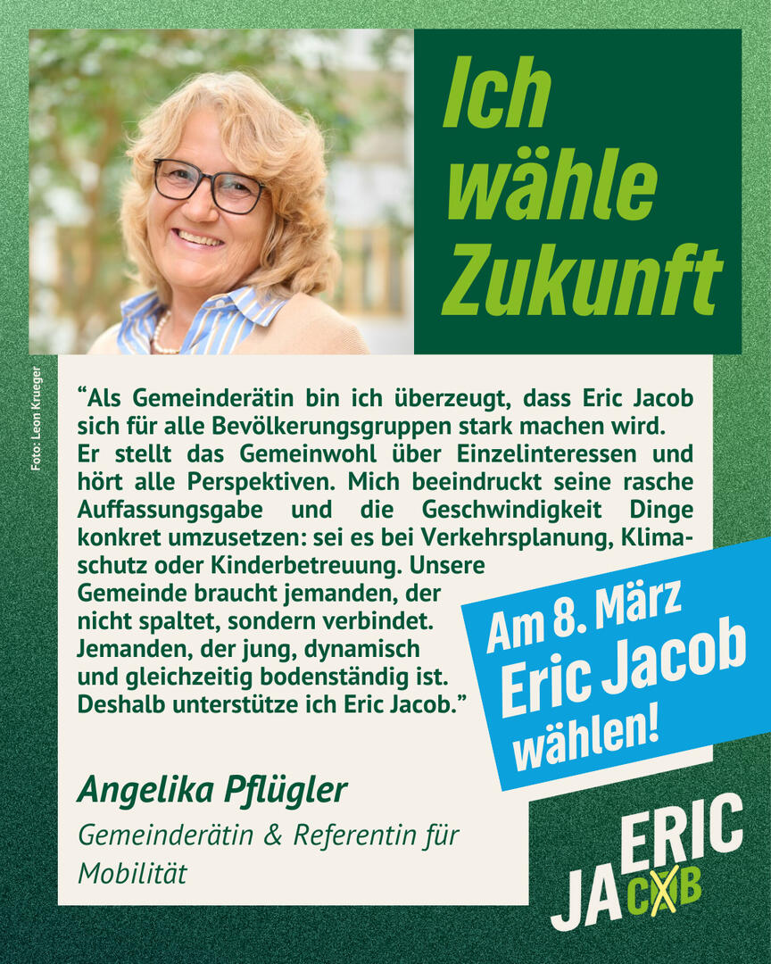 Angelika Pflügler Gemeinderätin &amp; Referentin für Mobilität