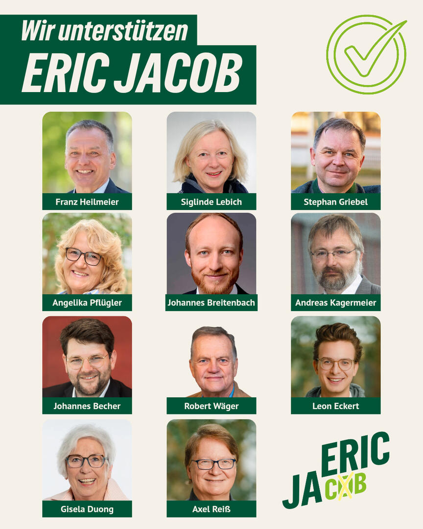 Wir unterstützen Eric Jacob