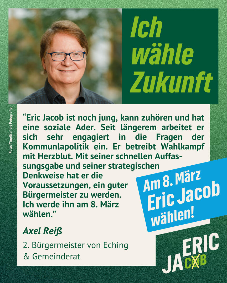 Axel Reiß 2. Bürgermeister von Eching &amp; Gemeinderat